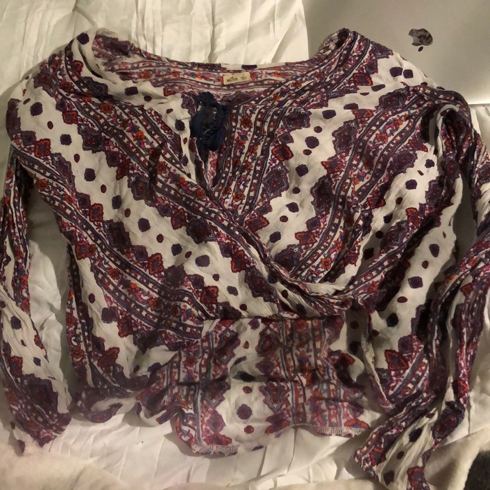 Hollister long sleeve blouse
